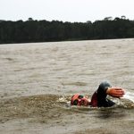 Martin Strel swimming