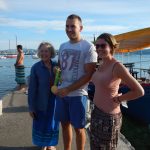 Strel swimmers and Dusan Mandic