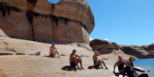 Swimming Lake Powell canyons
