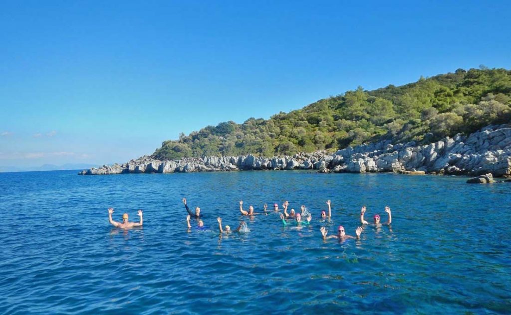Vacation-Swimming-In-Mediterranean-Sea