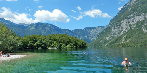 Swimming-Slovenian-Lake-Bohinj
