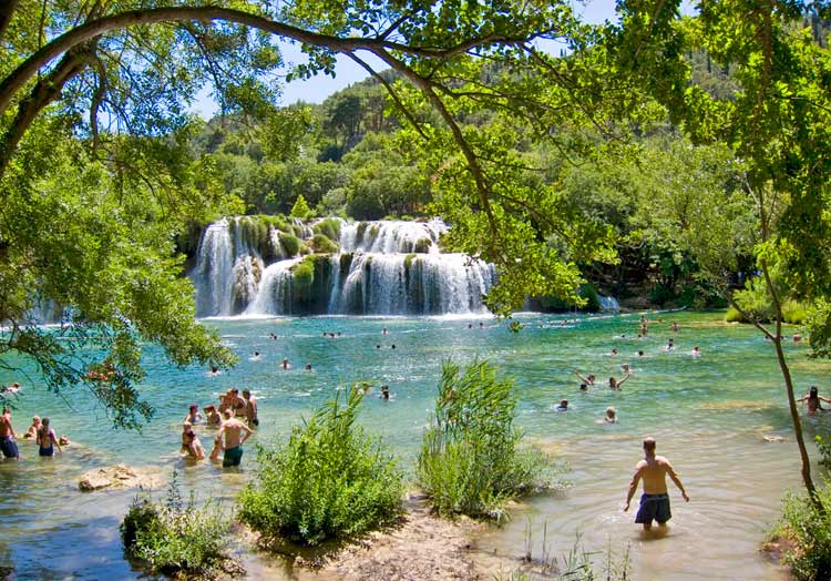 Krka River -National-Park, Croatia Swimming